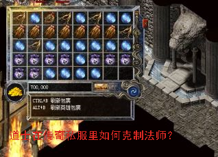 道士在传奇私服里如何克制法师? 道士在传奇私服里如何克制法师?