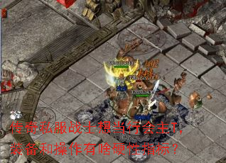 传奇私服战士想当行会主T,装备和操作有啥硬性指标? 传奇私服战士想当行会主T,装备和操作有啥硬性指标?