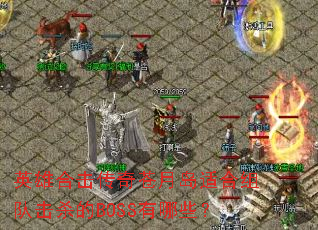 英雄合击传奇苍月岛适合组队击杀的BOSS有哪些? 英雄合击传奇苍月岛适合组队击杀的BOSS有哪些?