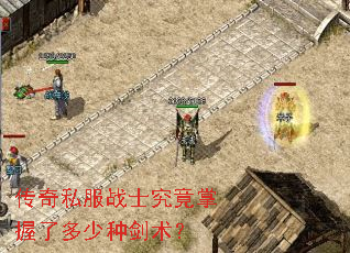 传奇私服战士究竟掌握了多少种剑术? 传奇私服战士究竟掌握了多少种剑术?