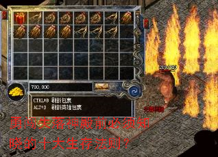 勇闯失落神殿前必须知晓的十大生存法则? 勇闯失落神殿前必须知晓的十大生存法则?