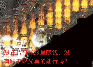 想在传奇私服里赚钱,没有精准眼光真的能行吗? 想在传奇私服里赚钱,没有精准眼光真的能行吗?