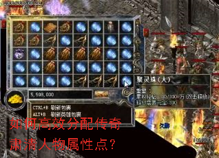 如何高效分配传奇肃清人物属性点? 如何高效分配传奇肃清人物属性点?