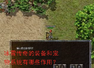 冰雪传奇的装备和宠物系统有哪些作用? 冰雪传奇的装备和宠物系统有哪些作用?