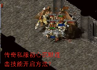 传奇私服初心沉默连击技能开启方法? 传奇私服初心沉默连击技能开启方法?
