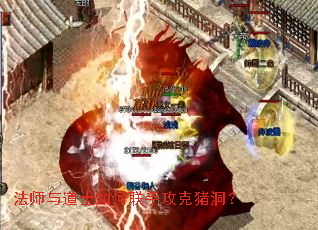 法师与道士如何联手攻克猪洞? 法师与道士如何联手攻克猪洞?
