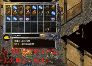如何从沃玛教主一路打到暗之牛魔王? 如何从沃玛教主一路打到暗之牛魔王?