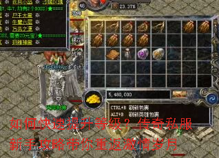 如何快速提升等级?传奇私服新手攻略带你重返激情岁月 如何快速提升等级?传奇私服新手攻略带你重返激情岁月
