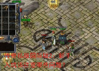传奇私服国际版2:新手入坑该注意哪些问题? 传奇私服国际版2:新手入坑该注意哪些问题?