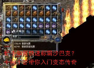 新手如何快速称霸沙巴克?十问十答带你入门变态传奇 新手如何快速称霸沙巴克?十问十答带你入门变态传奇