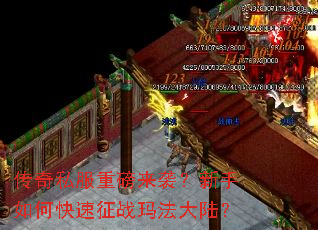 传奇私服重磅来袭?新手如何快速征战玛法大陆? 传奇私服重磅来袭?新手如何快速征战玛法大陆?
