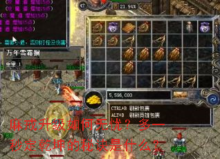 麻戒升级如何无忧?多一秒定乾坤的秘诀是什么? 麻戒升级如何无忧?多一秒定乾坤的秘诀是什么?