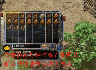 传奇游戏外挂攻略?如何从新手快速成长为秒杀高手 传奇游戏外挂攻略?如何从新手快速成长为秒杀高手