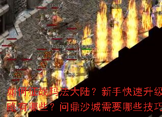 如何征战玛法大陆?新手快速升级攻略有哪些?问鼎沙城需要哪些技巧? 如何征战玛法大陆?新手快速升级攻略有哪些?问鼎沙城需要哪些技巧?