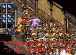 天影沉默传奇私服新手如何快速入门?进阶攻略有哪些必备技巧? 天影沉默传奇私服新手如何快速入门?进阶攻略有哪些必备技巧?