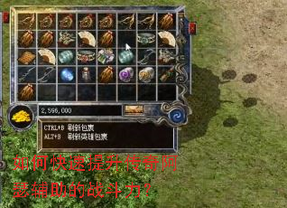 如何快速提升传奇阿瑟辅助的战斗力? 如何快速提升传奇阿瑟辅助的战斗力?