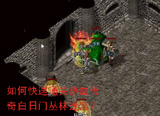如何快速通关热血传奇白日门丛林迷宫? 如何快速通关热血传奇白日门丛林迷宫?