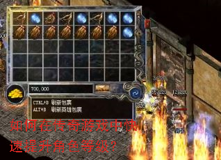 ����ڴ�����Ϸ�п���������ɫ�ȼ���