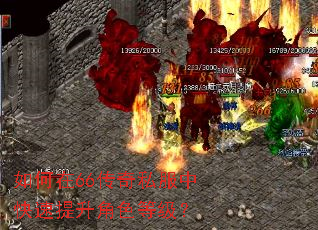 如何在66传奇私服中快速提升角色等级? 如何在66传奇私服中快速提升角色等级?