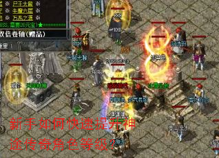 新手如何快速提升神途传奇角色等级? 新手如何快速提升神途传奇角色等级?