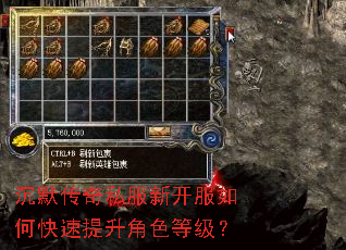 沉默传奇私服新开服如何快速提升角色等级? 沉默传奇私服新开服如何快速提升角色等级?