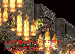 传奇私服如何快速提升等级?装备选择有哪些技巧? 传奇私服如何快速提升等级?装备选择有哪些技巧?
