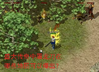 盛大传奇中屠龙刀在哪些地图可以爆出? 盛大传奇中屠龙刀在哪些地图可以爆出?