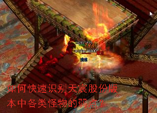 如何快速识别天宸股份版本中各类怪物的弱点? 如何快速识别天宸股份版本中各类怪物的弱点?